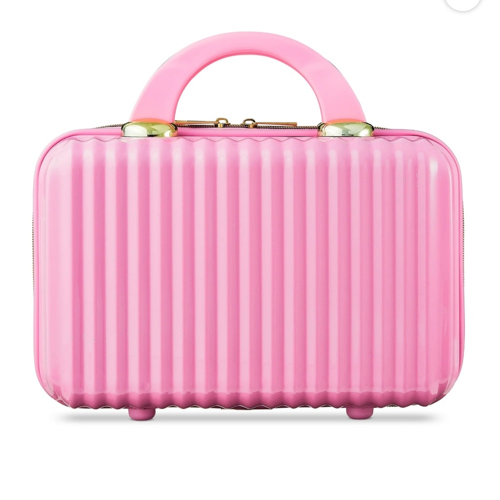 NWT Viral Walmart hard shell cosmetic travel case and organizer